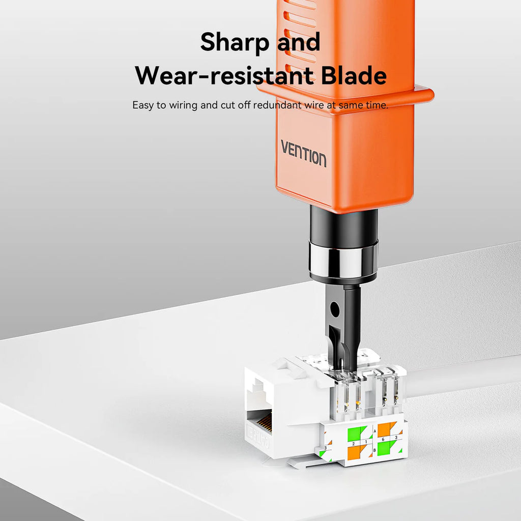 Vention Punch Down Impact Tool VEN-KECH0 | Network Keystone Jack Termination Tool