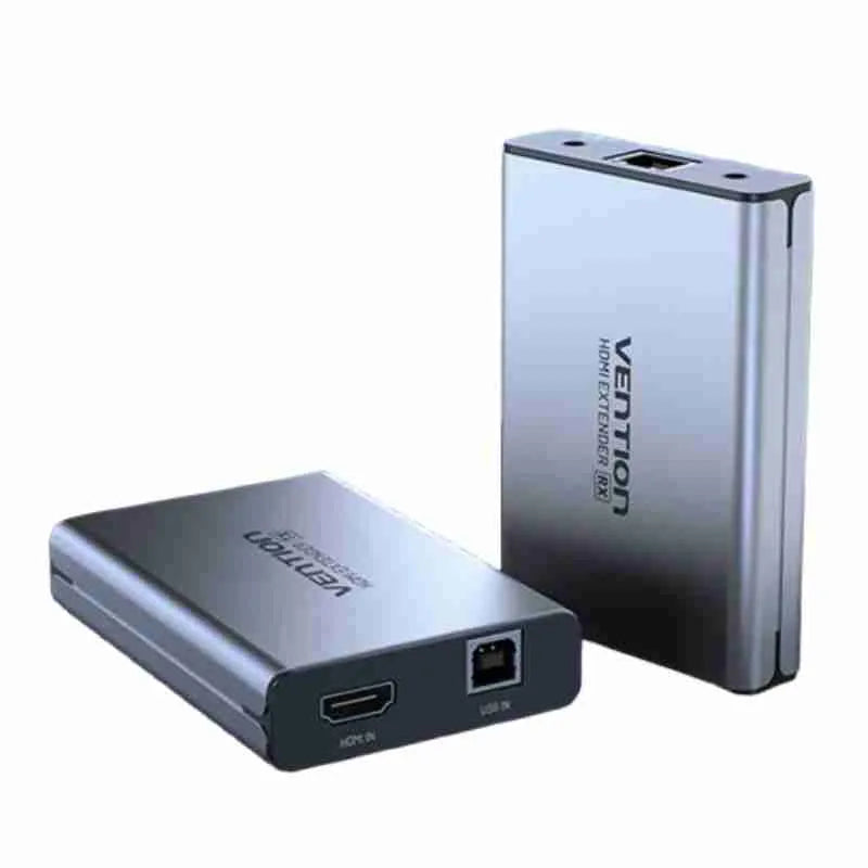 Vention HDMI Network Cable Extender 60M – High-Speed HDMI Signal Extender for Long-Distance Transmission (AKGH0)