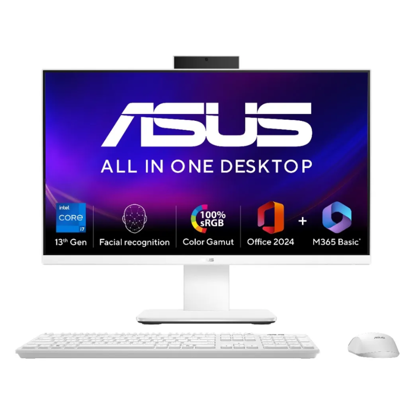 Asus AIO V470 All-in-One PC – Intel Core i5 13420H, 8GB DDR5 RAM, 512GB PCIe 4.0 NVMe SSD, 27” FHD Display, DOS – 90PT03W1-M011S0