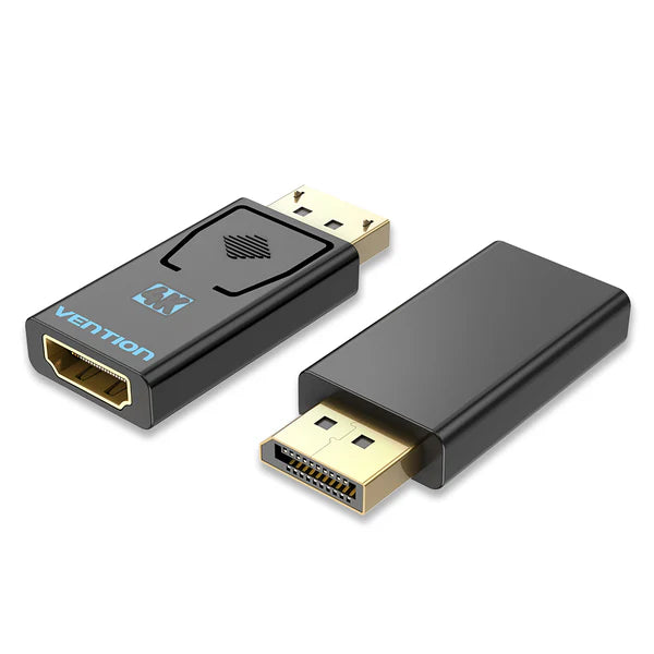 Vention DisplayPort (DP) Male to HDMI Female Adapter – HBMB0 High-Speed 1080P Converter for PC, Laptop &amp; Monitor