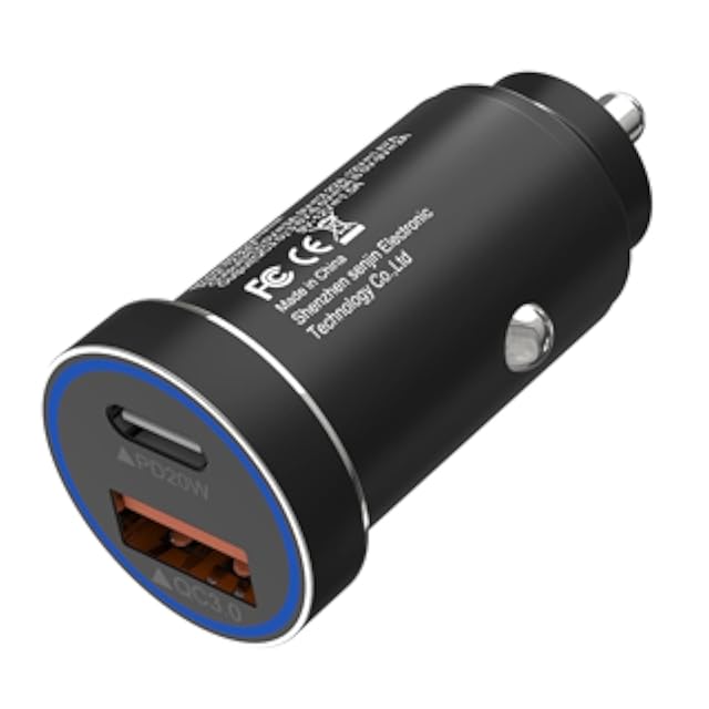 UGREEN CD213 50W Fast Dual USB-C PD Car Charger – High-Speed Car Adapter