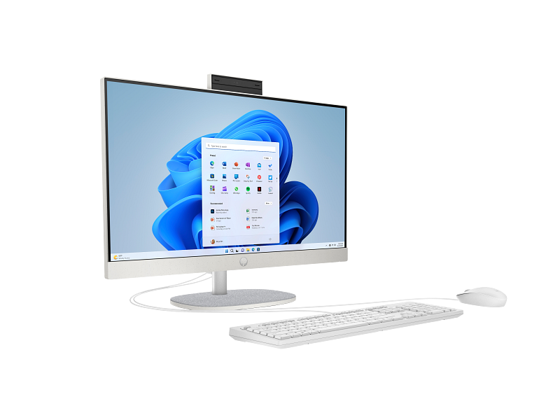 HP 23.8" All-in-One 24-cr0309nh Desktop PC – Intel Core i5, 16GB RAM, 512GB SSD, Full HD Display, Windows 11 Home (B73TBEA)