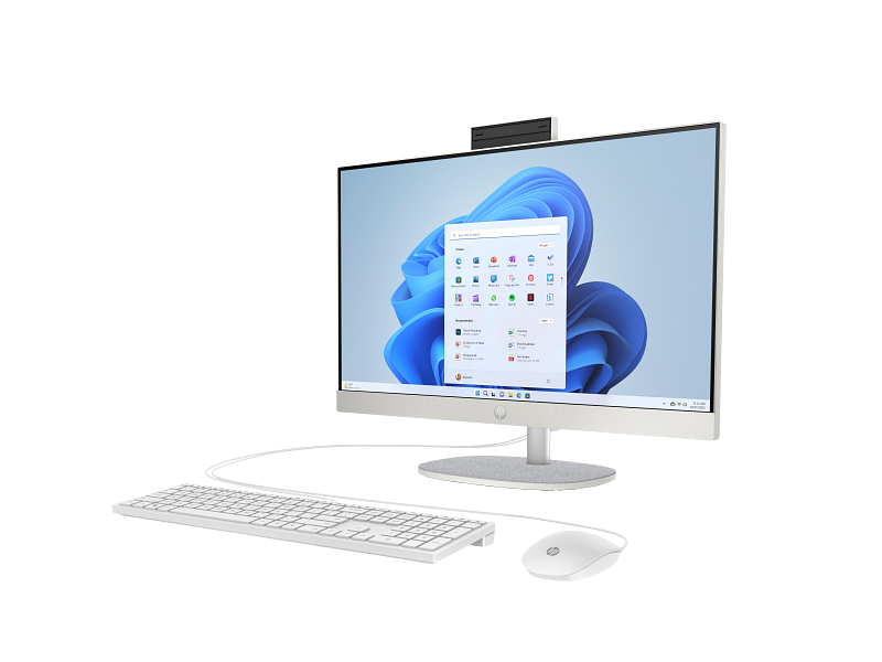 HP 23.8" All-in-One 24-cr0309nh Desktop PC – Intel Core i5, 16GB RAM, 512GB SSD, Full HD Display, Windows 11 Home (B73TBEA)