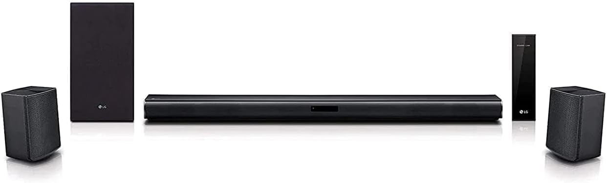 LG SNC4R 420W 4.1 Channel Sound Bar with Bluetooth Streaming, Wireless Subwoofer &amp; Rear Surround Speakers
