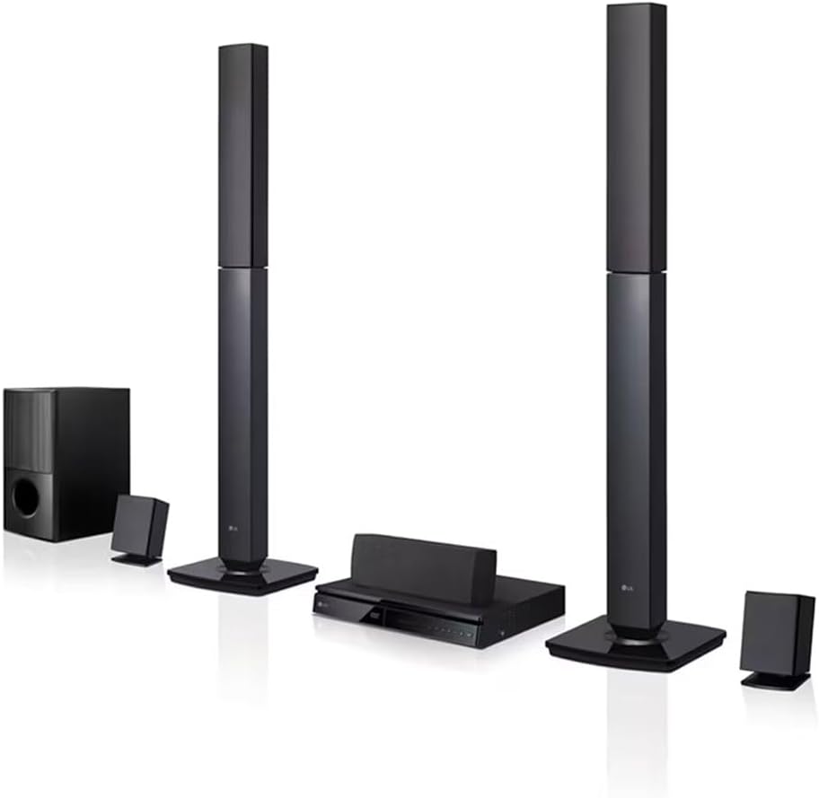 LG LHD647 1000W 5.1 Channel Wireless Home Theatre System with DVD Player &amp; Surround Sound