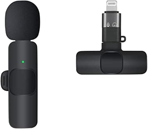 Vention Wireless Microphone Set (2 Mics) NCBB0 | Dual Lavalier Wireless System for Streaming, Vlogging &amp; Recording