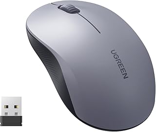 UGREEN MU001 Portable Wireless Mouse – Grey