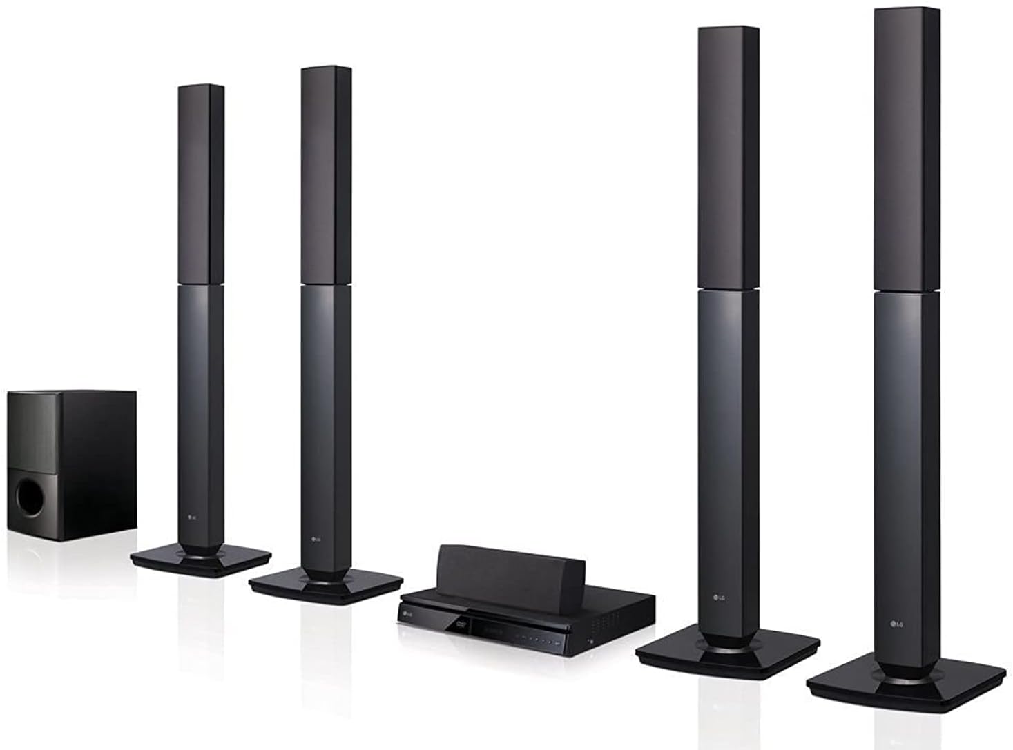 LG LHD657 1000W 5.1 Channel Home Theatre System with Bluetooth, DVD Player &amp; Surround Sound