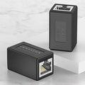 Vention Cat.6 UTP Keystone Jack Coupler 10-Pack – Black IPGBO-10 | Ethernet Network RJ45 Extender