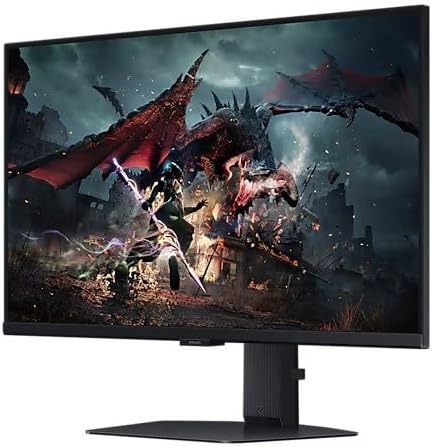 Samsung Odyssey G50D 27” QHD Gaming Monitor LS27DG502EMXUE – 180Hz, 1ms, HDR400, FreeSync, Ergonomic Stand