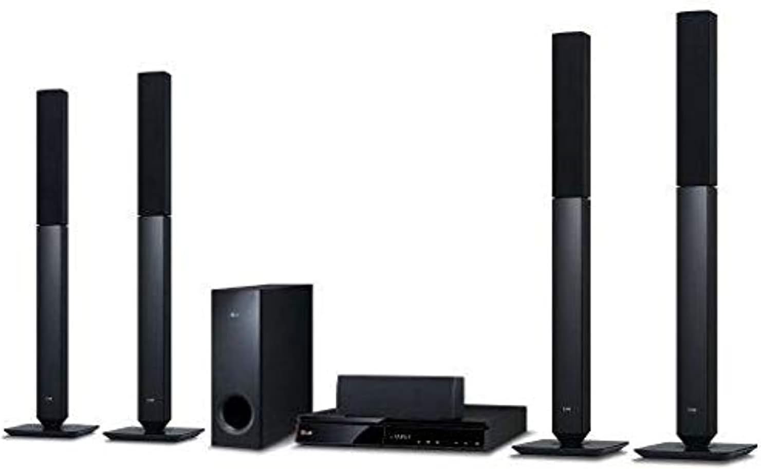 LG LHD647 1000W 5.1 Channel Wireless Home Theatre System with DVD Player &amp; Surround Sound