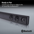 LG SQC2 2.1 Channel Bluetooth Soundbar with Wireless Subwoofer &amp; Dolby Digital Audio