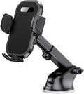 Vention KSAB0 One-Touch Car Phone Holder – Auto-Clamping Dashboard &amp; Windshield Mount for Smartphones