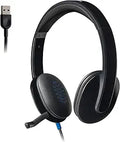 Logitech H540 USB Headset – Noise-Cancelling Microphone, High-Quality Audio Over-Ear Headphones for PC &amp; Mac