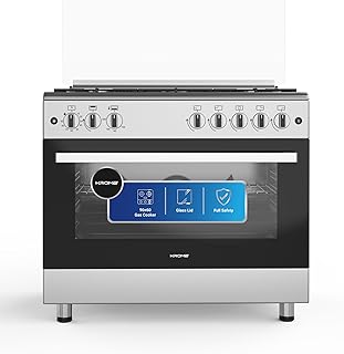 SCL Freestanding Cooker 90x60cm SCL-FC965WSI – 4 Gas + Wok Burner