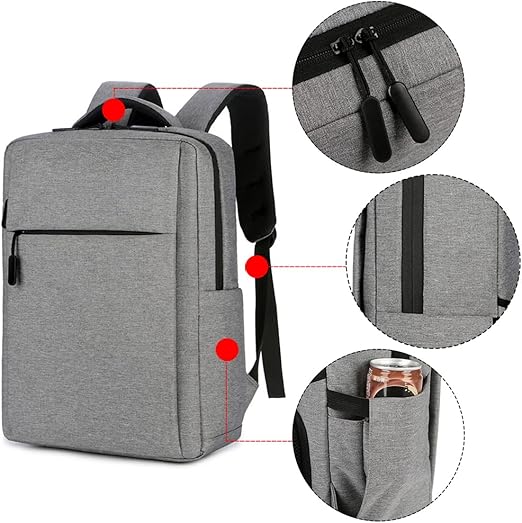 Vention Water-Repellent 15.6″ Laptop Backpack – Business Travel Bag (45×30×20cm, Black, KRLB0)