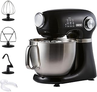 Ramtons RM/369 Stand Mixer – 4.3L Bowl, 300W Motor, 5 Speeds + Turbo Function
