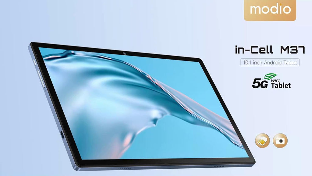 Modio M37 5G Tablet – Fast 4GB RAM + 128GB Storage Android Tablet for Kids&nbsp;