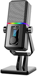 UGREEN CM564 Desktop USB Microphone – Plug &amp; Play Condenser Mic for Streaming, Gaming &amp; Podcasting (UG-90416)