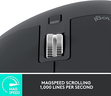 Logitech MX Master 3S Wireless Mouse – Advanced Ergonomic Silent Mouse for Laptop, PC &amp; Mac