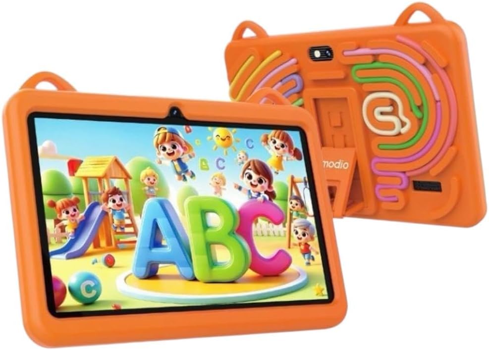 Modio M75 Kids Tablet 7-Inch HD Display – Android 13, 6GB RAM, Parental Control Learning Tablet for Children
