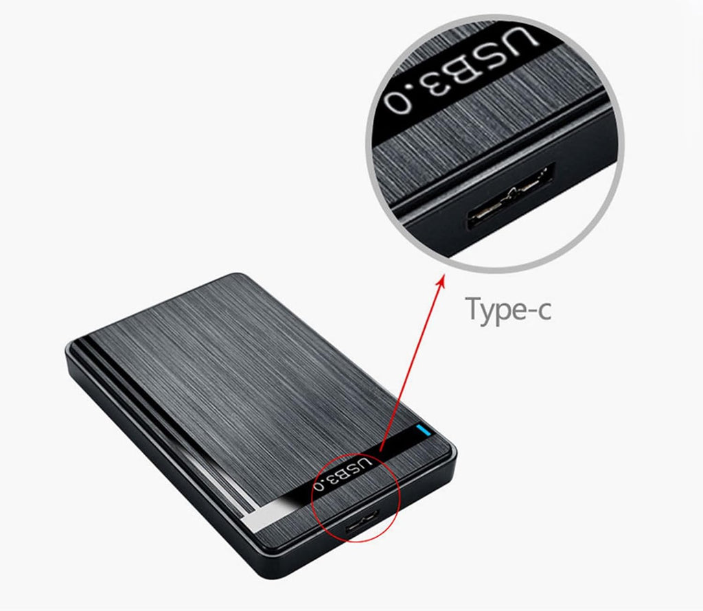 Vention 2.5" SATA HDD/SSD Enclosure USB 3.0 External Hard Drive Case (VEN-KPAB0)