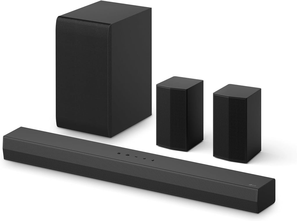 LG S40TR 4.1 Channel Home Theater Soundbar with Dolby Audio®, Wireless Subwoofer &amp; Rear Surround Speakers