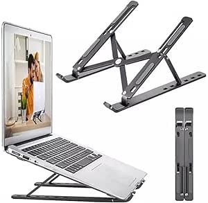 Vention Adjustable Tablet &amp; Laptop Stand – Height Adjustable 69–118mm Desk Holder (KDNW0)