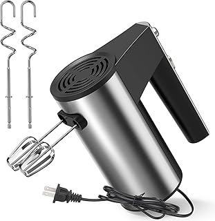 Ramtons RM/382 Hand Mixer – Electric Handheld Mixer with Beaters & Dough Hooks