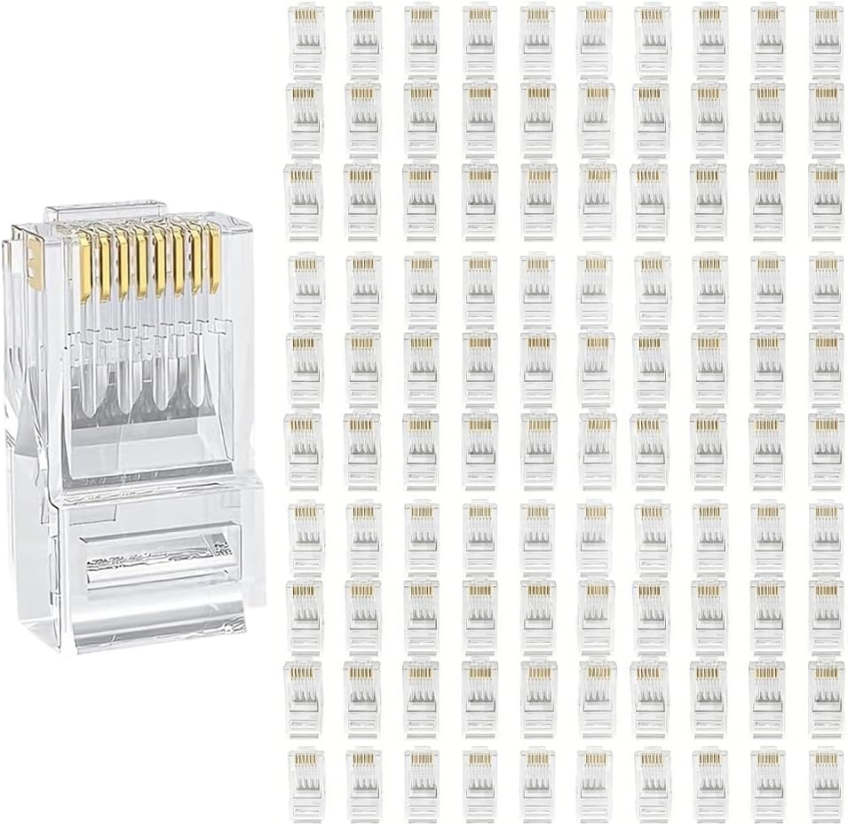 UGREEN Cat6 UTP RJ45 Modular Plugs NW120 (UG-60558) – Ethernet Connectors 100 Pack