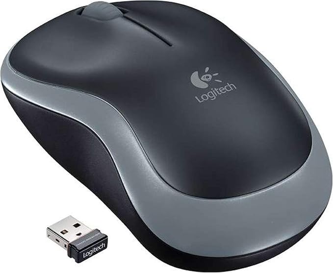 Logitech M185 Compact Wireless Mouse – Portable Optical Mouse for Laptop &amp; PC
