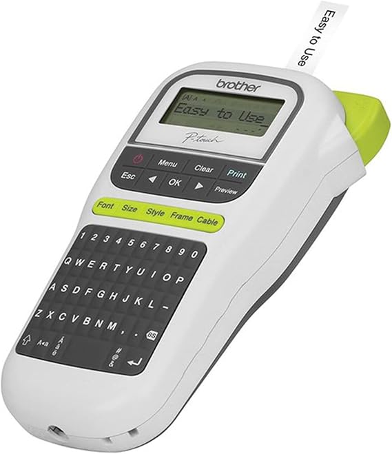 Brother PT-H110 Portable Label Printer | Handheld P-Touch Label Maker for Home &amp; Office Organization