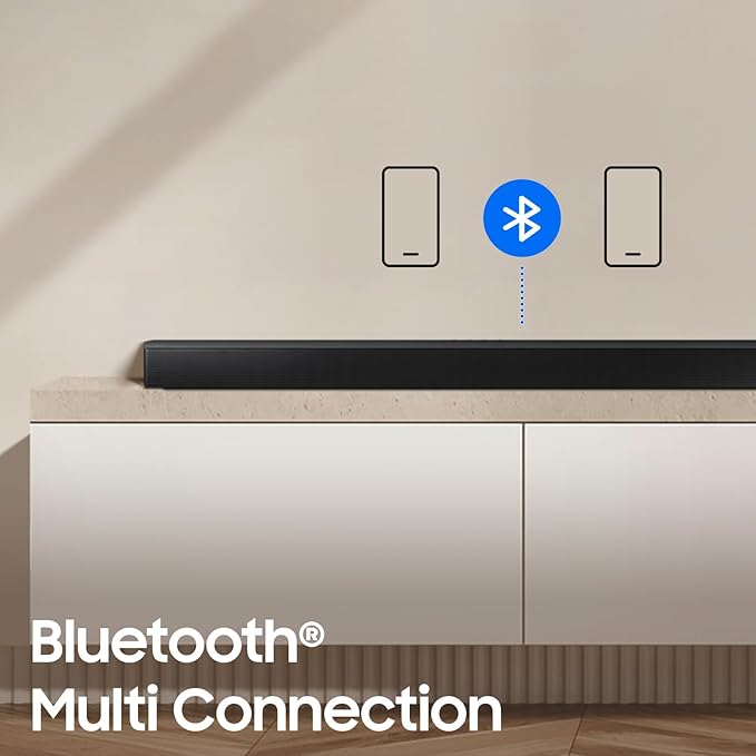 Samsung HW-B650D 3.1CH 370W Soundbar with Wireless Subwoofer – Dolby Audio &amp; Bluetooth