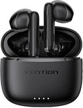 Vention Elf E06 True Wireless Bluetooth Earbuds (NBKBO) – Black, Noise Cancelling, Stereo Sound