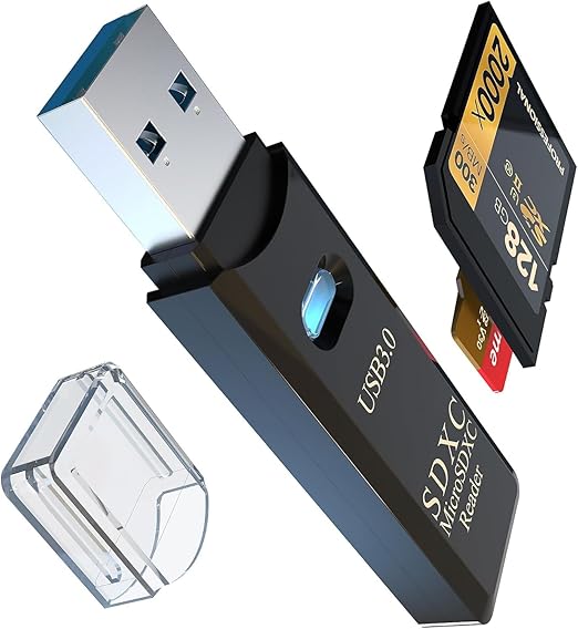 Vention 2-in-1 USB 3.0 Card Reader SD &amp; TF (CLIH0) – High-Speed Memory Card Adapter for PC/Laptop