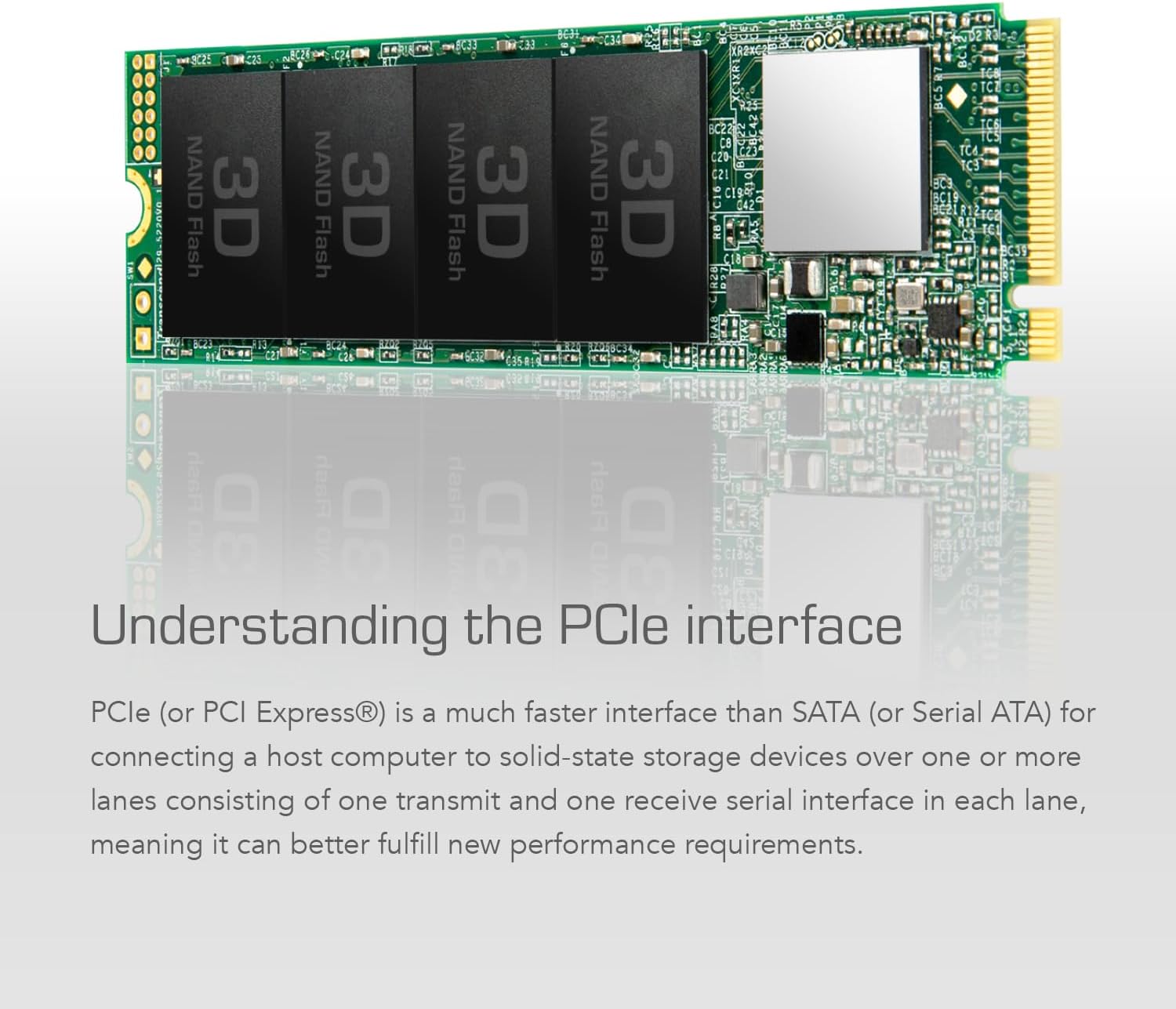 Transcend 110S 512GB NVMe M.2 SSD (PCIe Gen 3x4) 2280 – High-Speed Internal Solid State Drive TS512GMTE110S