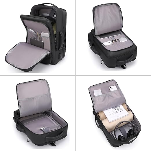 Vention KROB0 15.6” Laptop Backpack – Black (45×28×15cm) Travel &amp; Business Bag