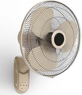 Ramtons RM/676 16" Wall Fan – 3 Speed with Remote Control