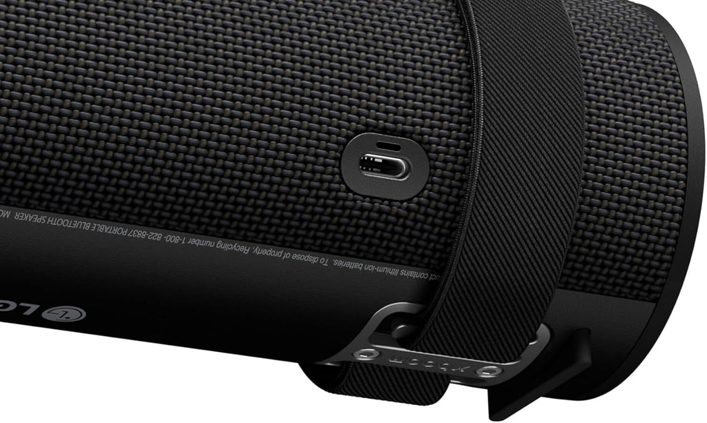 LG XBOOM Grab BK Portable Bluetooth Speaker – Wireless Sound, Deep Bass &amp; Long Battery Life