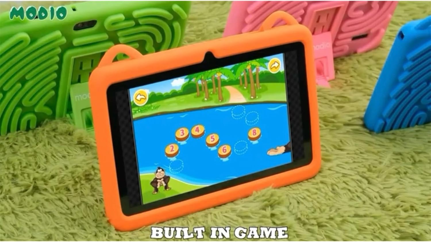 Modio M75 Kids Tablet 7-Inch HD Display – Android 13, 6GB RAM, Parental Control Learning Tablet for Children
