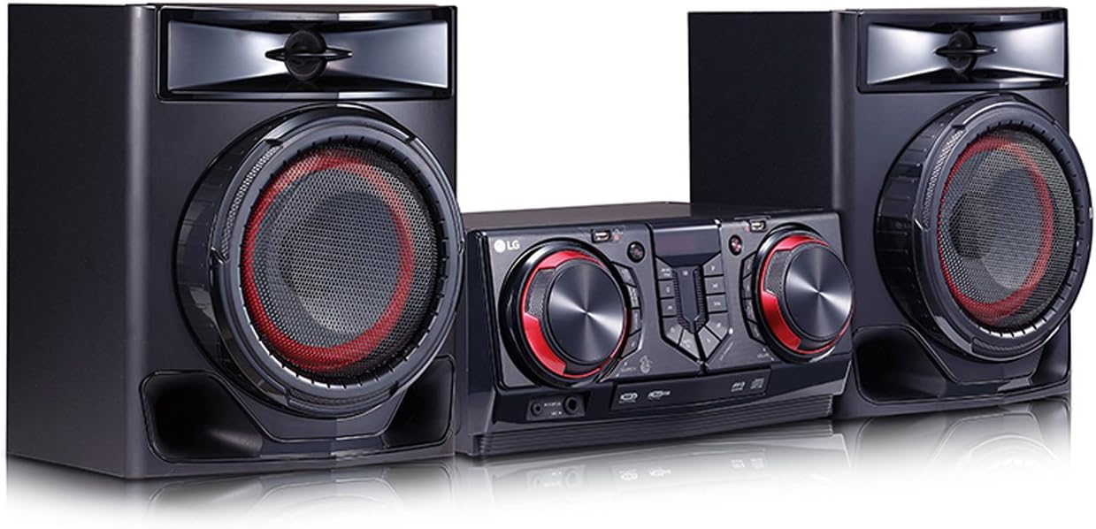 LG XBOOM CJ44 480W 2.1 Channel Party Speaker with Auto DJ, Bluetooth &amp; Powerful Bass