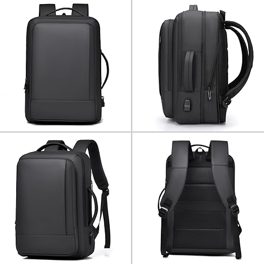 Vention KROB0 15.6” Laptop Backpack – Black (45×28×15cm) Travel &amp; Business Bag