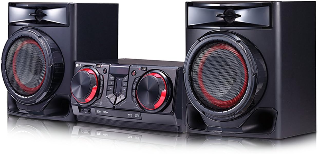 LG XBOOM CJ44 480W 2.1 Channel Party Speaker with Auto DJ, Bluetooth &amp; Powerful Bass