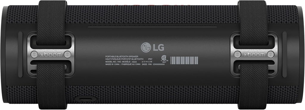 LG XBOOM Grab BK Portable Bluetooth Speaker – Wireless Sound, Deep Bass &amp; Long Battery Life