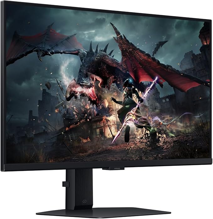Samsung Odyssey G50D 27” QHD Gaming Monitor LS27DG502EMXUE – 180Hz, 1ms, HDR400, FreeSync, Ergonomic Stand