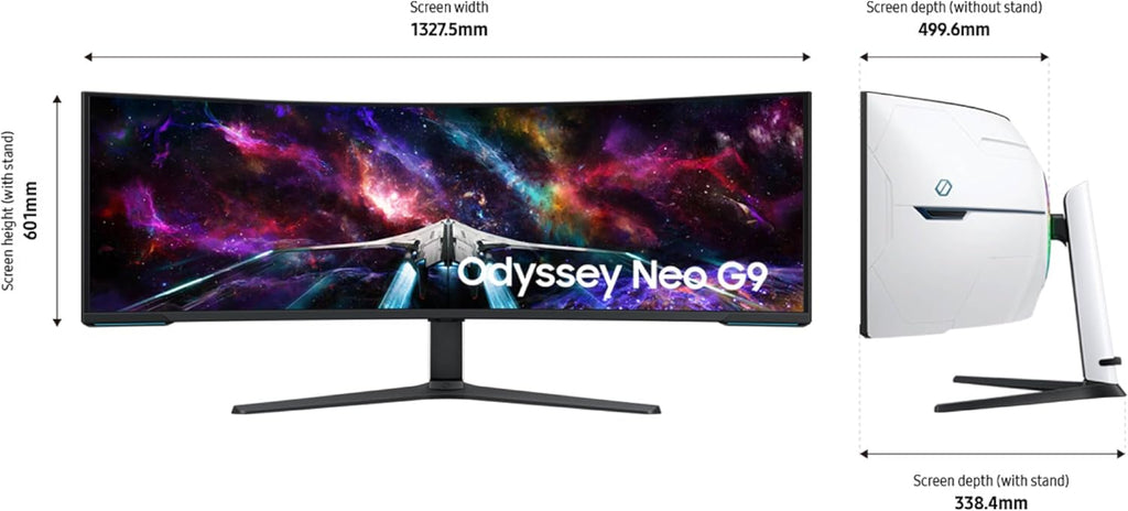 Samsung Odyssey Neo G7 32" 4K UHD Mini LED Curved Gaming Monitor – 165Hz, 1ms, Quantum HDR2000 (LS32BG750NPXEN / G75NP)