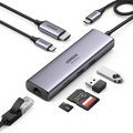 UGREEN CM512 7-in-1 USB-C Hub – 4K HDMI, RJ45 Ethernet, USB 3.0, SD/TF &amp; 100W PD Charging
