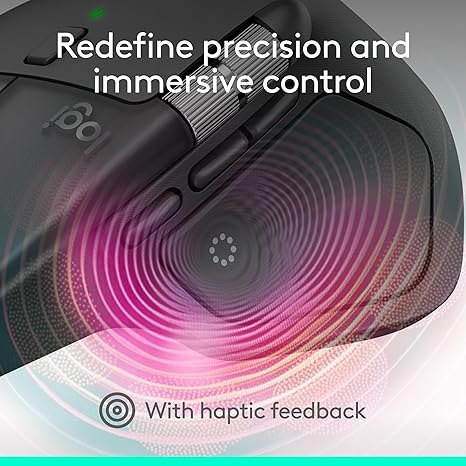 Logitech MX Master 4 Wireless Mouse – Ergonomic Silent Mouse for Laptop, PC &amp; Mac - Graphite