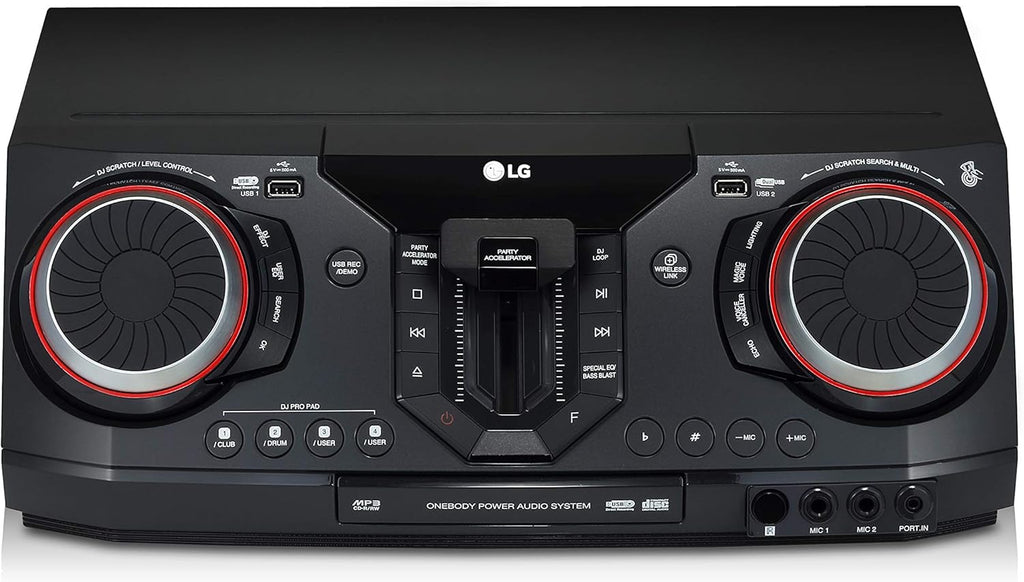 LG XBOOM CL88 2900W Party Audio System with Multi Color Lighting, Bluetooth &amp; Auto DJ