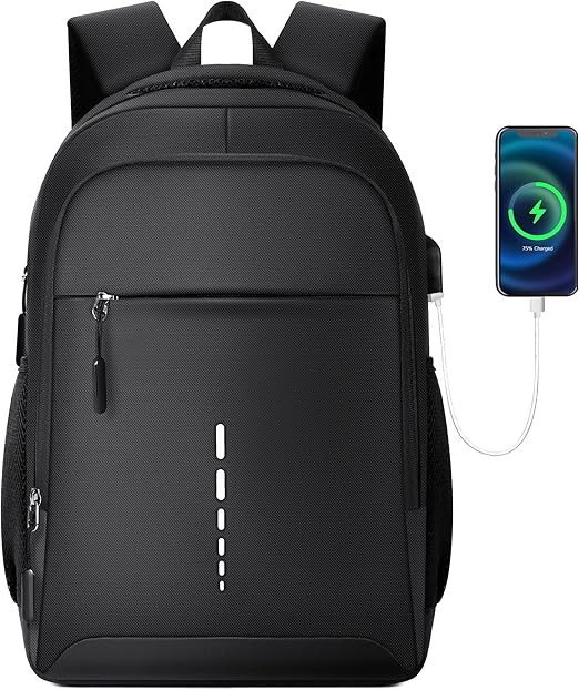 Vention KRRB0 Water-Repellent Anti-Theft Laptop Backpack – Black (15.6”, 45×30×15cm) Travel &amp; Business Bag